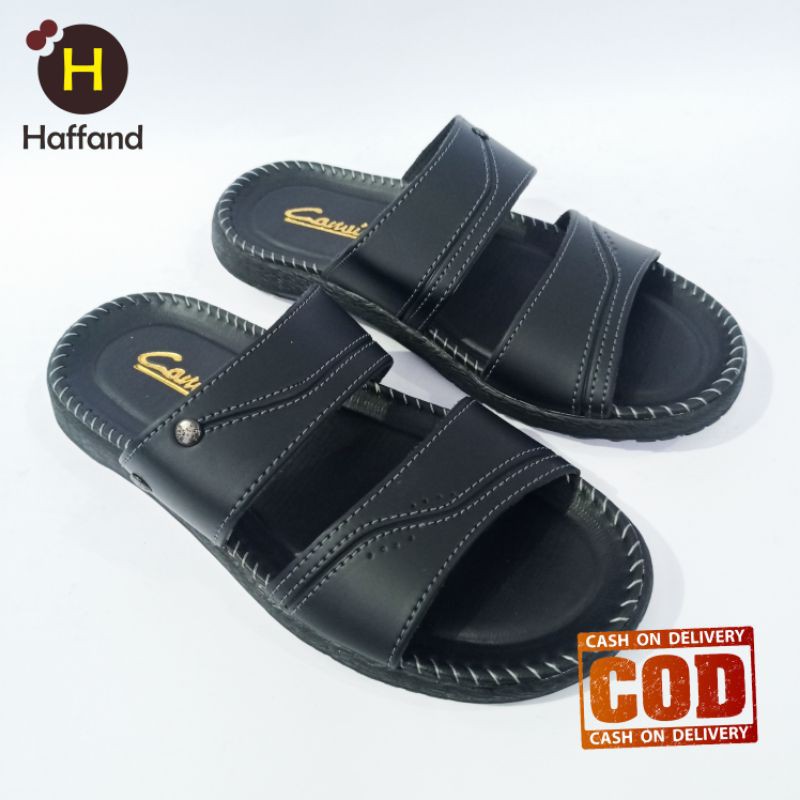 slide sandal - sandal kasual - sandal distro cowok kondangan santai dll