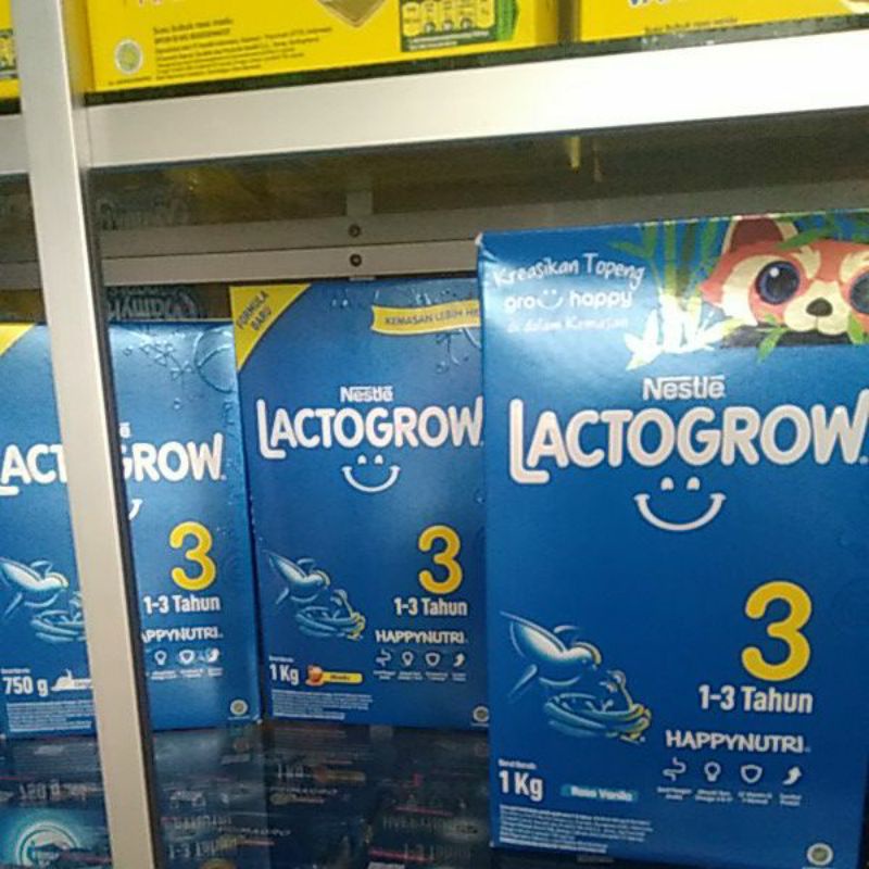 lactogrow 3 madu vanila plain/original