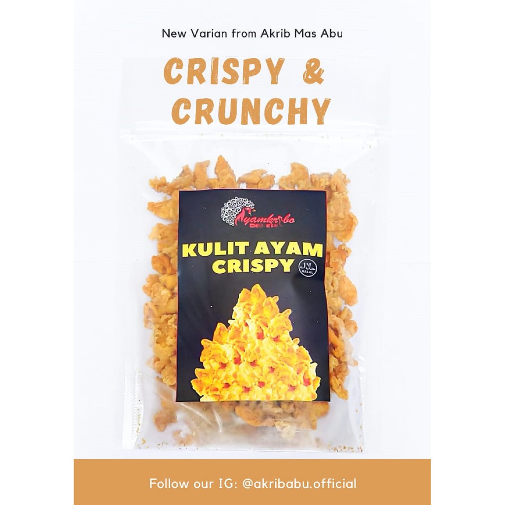 

Kulit Ayam Crispy Ukuran M