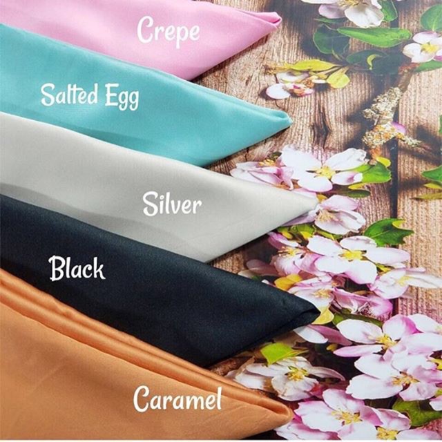 Jual Satin polos by umama   dafanya scarf Berkualitas