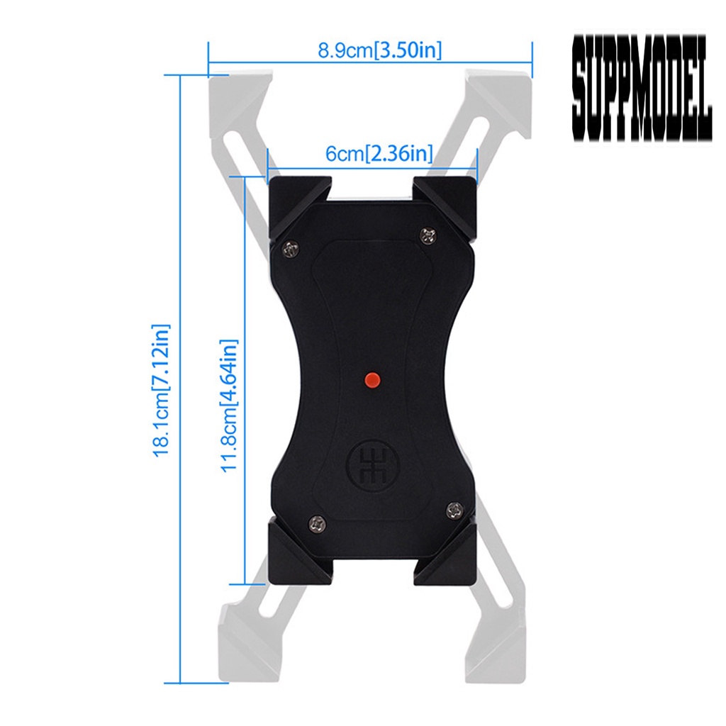 Stand Holder Handphone Anti slip Tahan Gores Bisa Diputar Untuk Setang Mobil