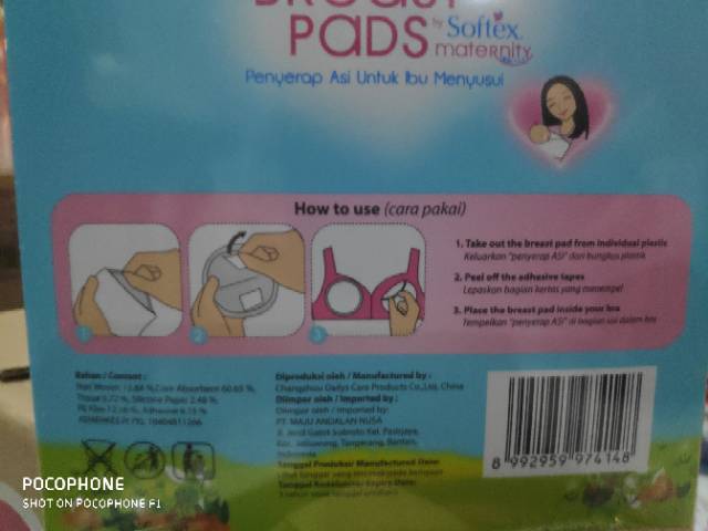 Breast Pads by softex maternity 50 pads