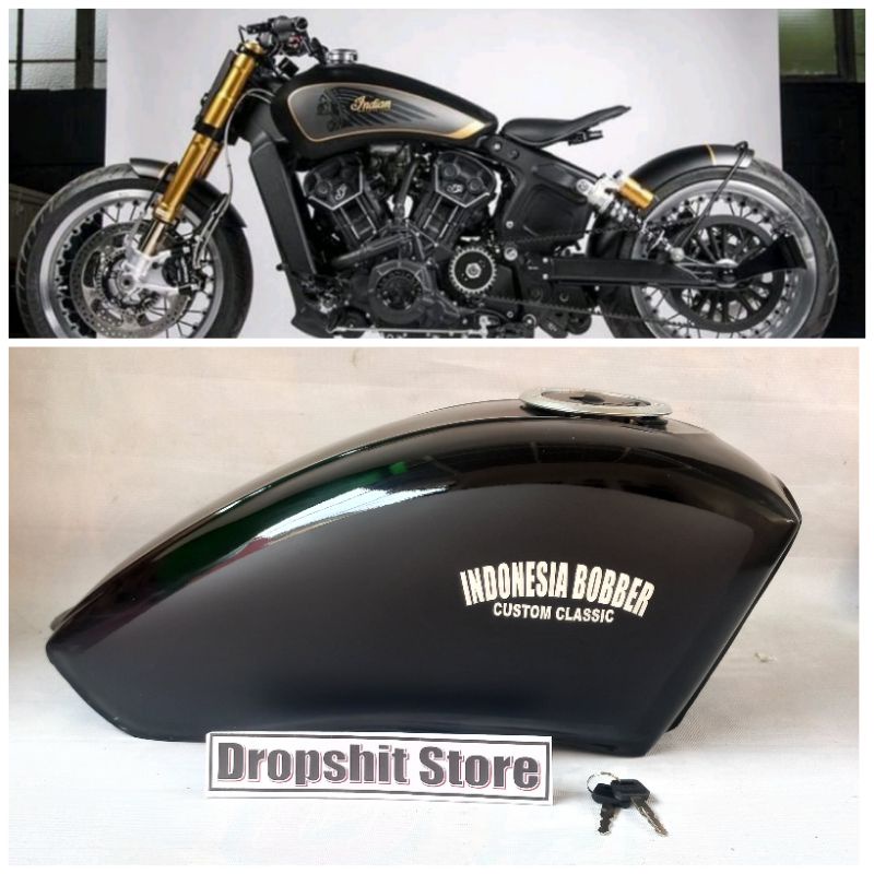 Tangki custom japstyle Triumph bober bratstyle caferacer Scrambler GL Scorpio Tiger Byson