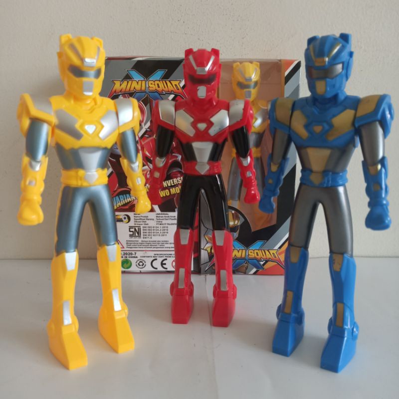 Mainan Robot Mini Squad X ( JUAL CEPAT CUCI GUDANG)