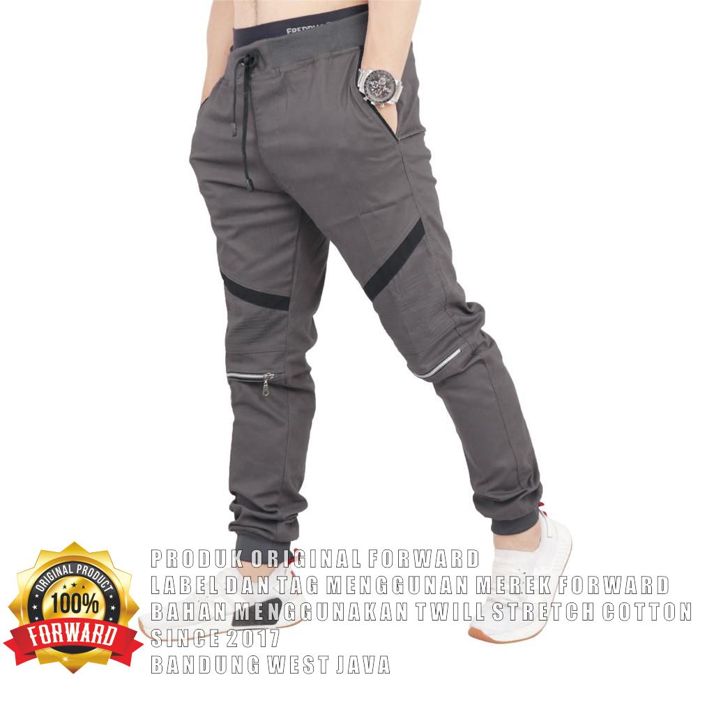 Celana joger jogger casual bikers hiking gunung pria  System fourlayers