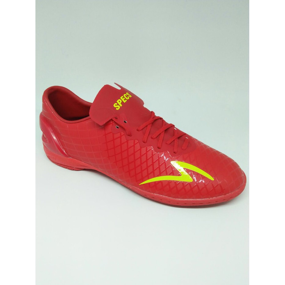 Sepatu futsal specs original Accelerator Exocet In dark red/zest green