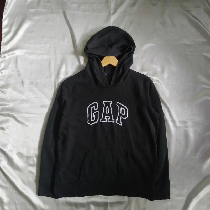 Hoodie Gap Hitam Second Bekas