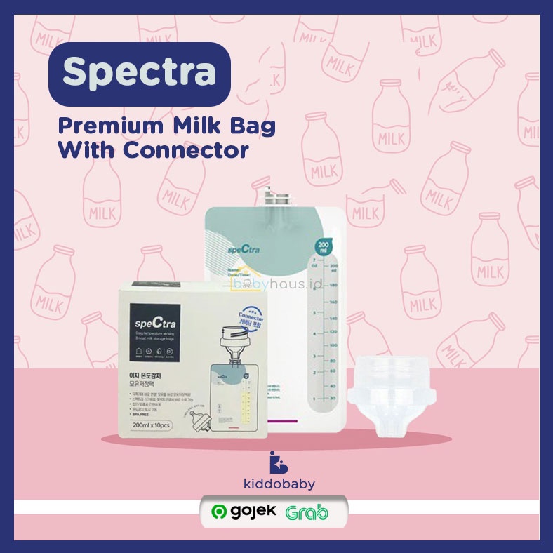 Spectra Premium Milk Bag With Connector