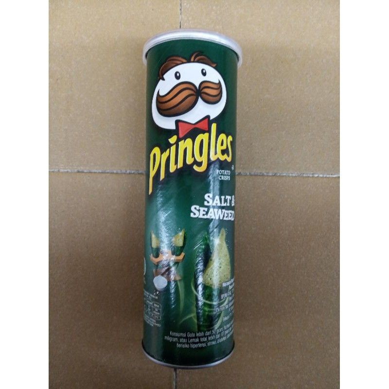 

Pringles Salt & Seaweed Keripik Kentang Rasa Rumput Laut - 107gr