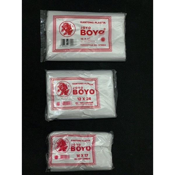 HCS - PLASTIK HD JOYO BOYO murah 10x17 (1/4 kg) 12x24 (1/2 kg) 15x27 (1 kg)