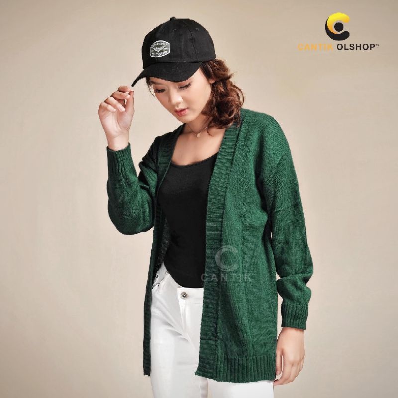 Cardigan Rajut Wanita Panda  Premium Tebal