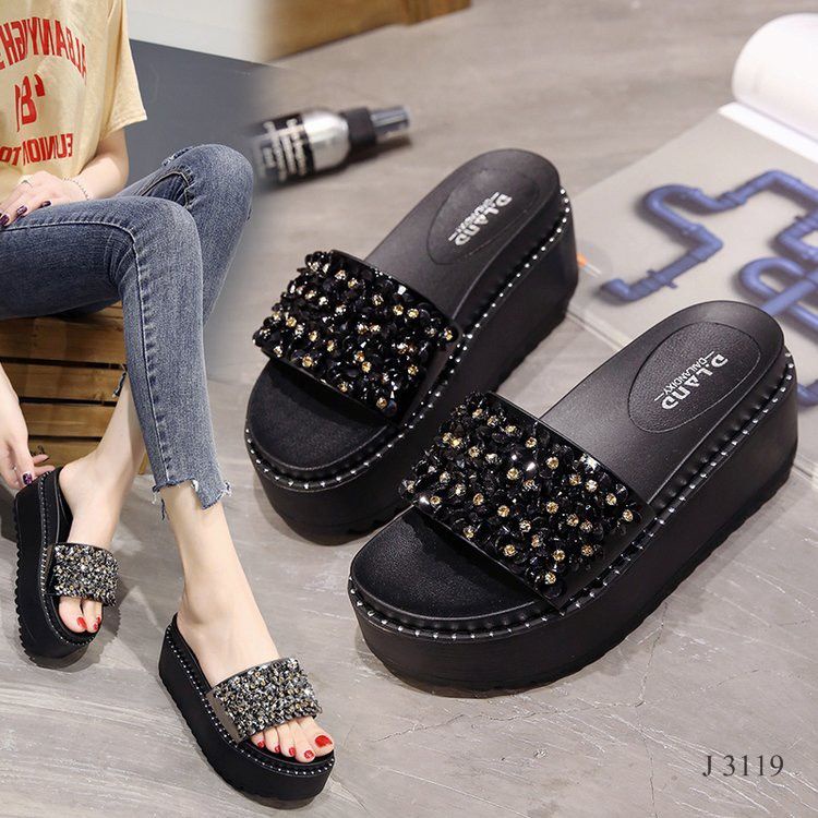 SANDAL SLOP WEDGES FASHION WAYNA 3119