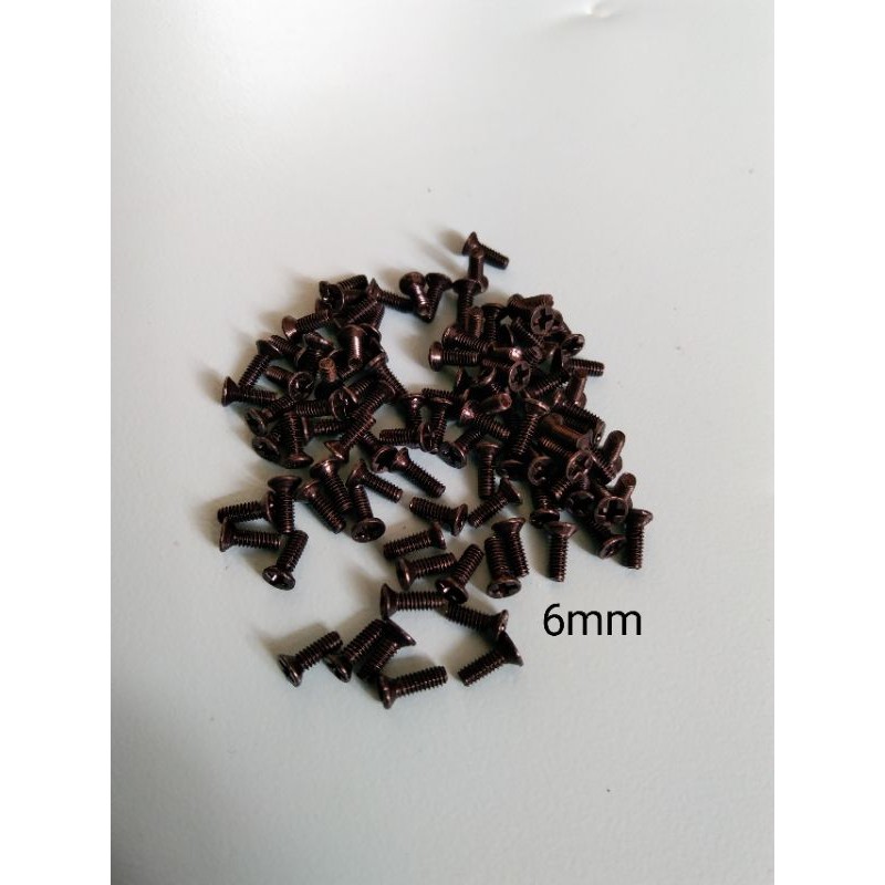 BAUT 2MM KEPALA RATA / BAUT GEPENG M2/SCREW M2(100pcs)