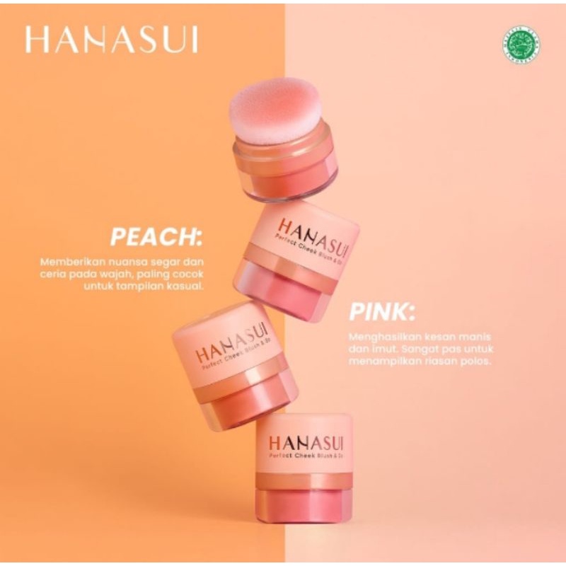 Hanasui Perfect Cheek Blush &amp; Go Powder 2.5Gr (New)