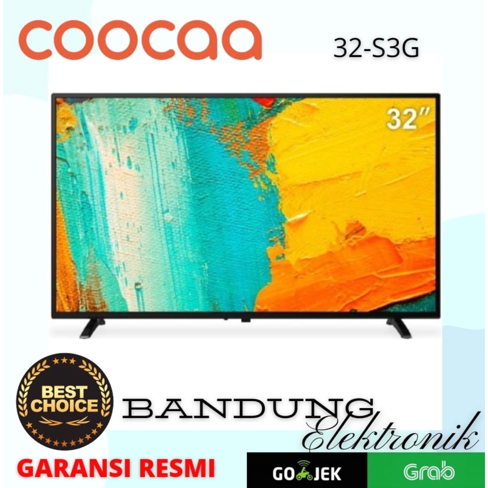 COOCAA LED TV 32S3G 32 INCH ANDROID SMART TV / 32 S3G