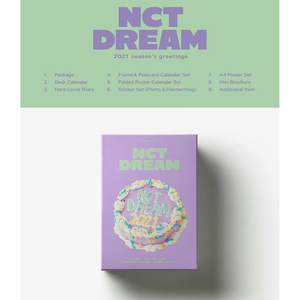 [Ready] Sharing Season's Greetings NCT Dream 2021 (+pc bene ktown)