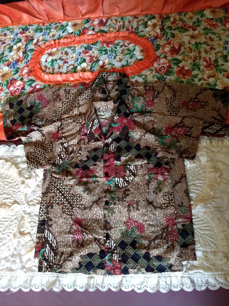 Batik Couple Keluarga Sania Ruffle Ori Ndoro Jowi Dnt Motif Toples