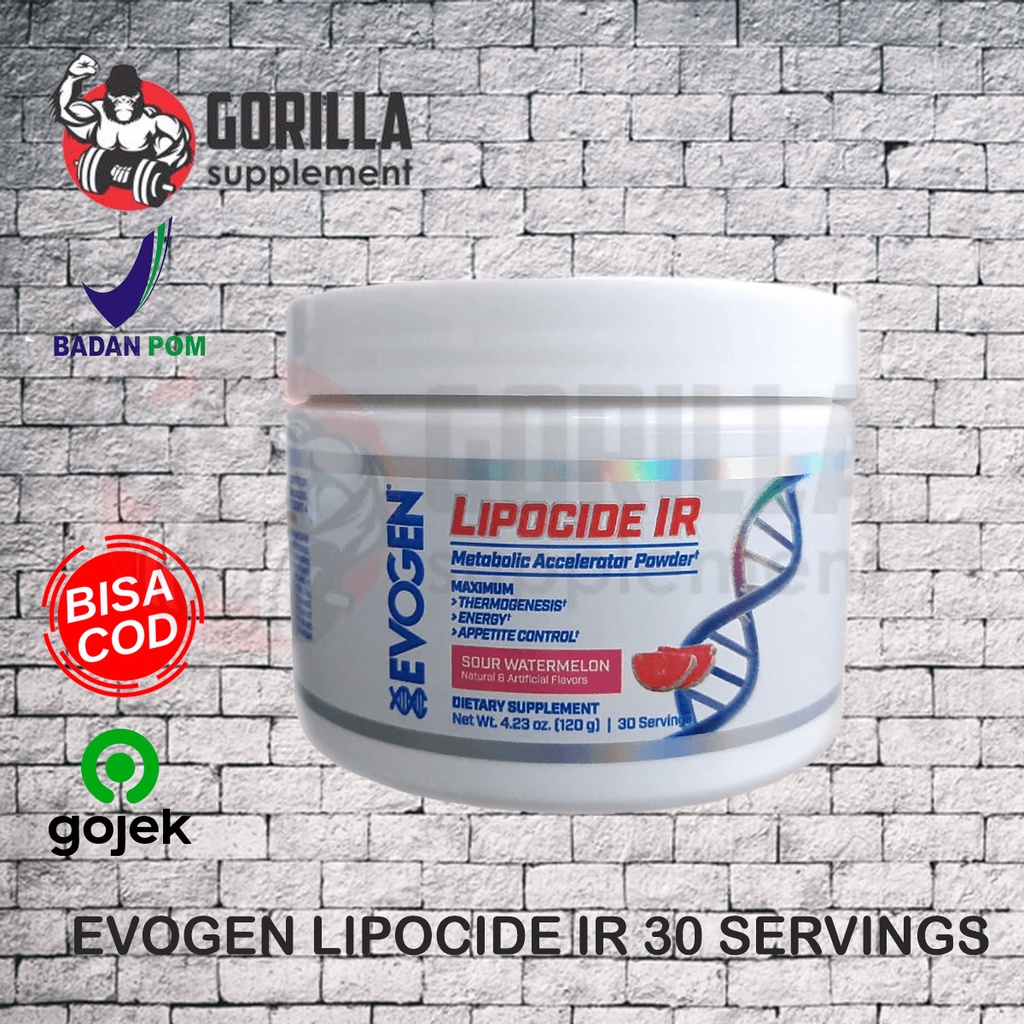 EVOGEN LIPOCIDE IR 30 Serv Serving Extreme Fatburner Hany Rambod