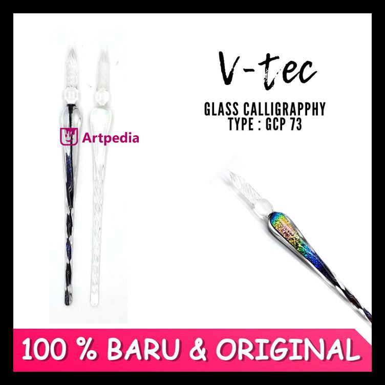 

V-Tec Glass Calligraphy Type Gcp 73 - Glass Pen Calligraphy Dip Pen Terlaris