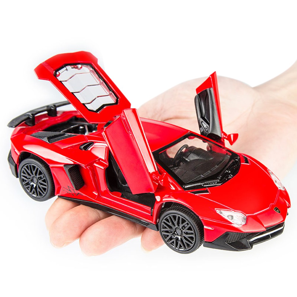 1 32 Lp750 4 Red Lamborghini Aventador Sound Light Racing Car Diecast Model Contemporary Manufacture - lamborghini engine sound roblox id