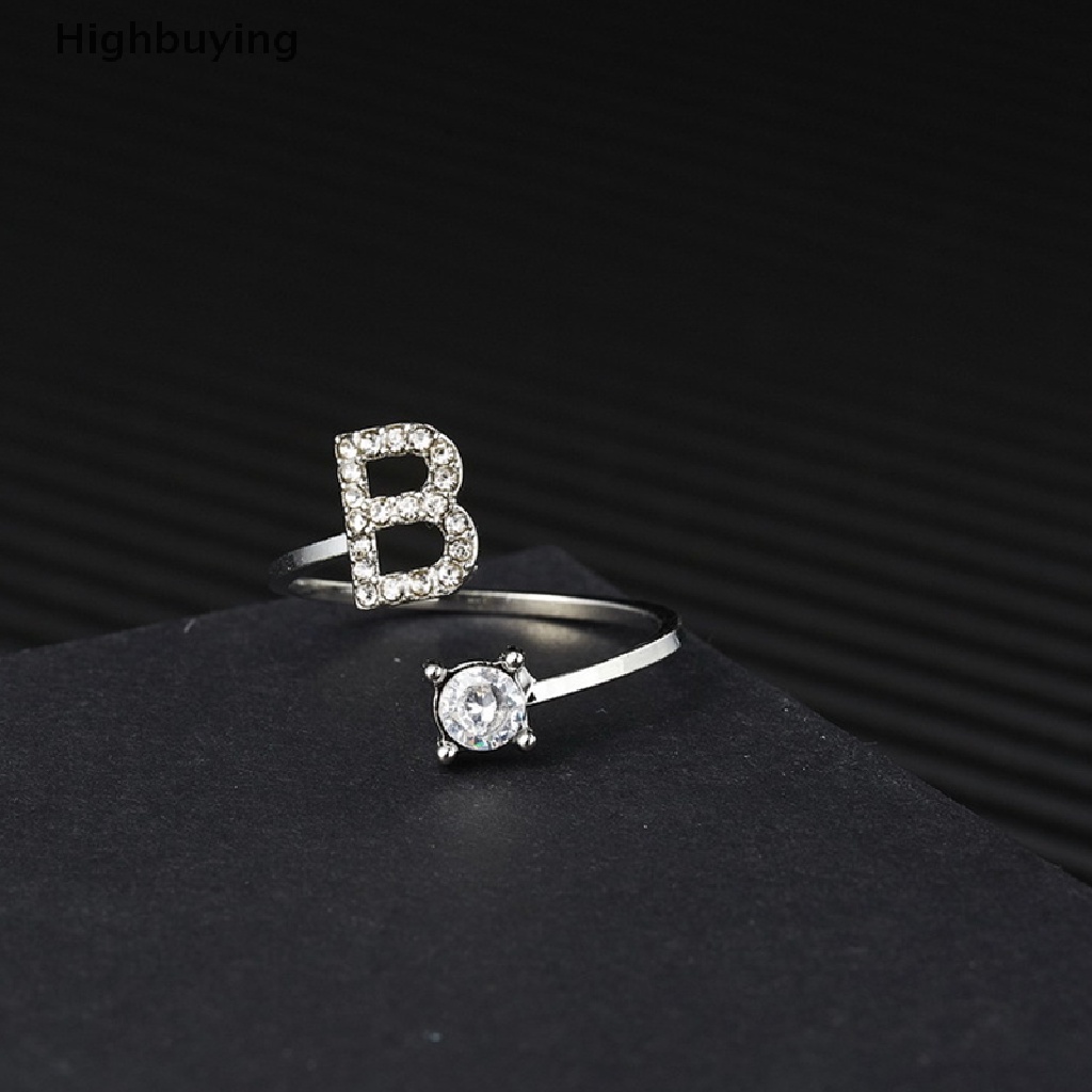 Hbid Cincin Wanita Sterling Silver 925 Dengan 26 Huruf Untuk Pesta Pernikahan