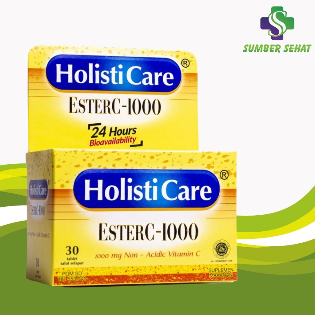 HOLISTICARE ESTER C 1000 MG BOTOL 30 TABLET