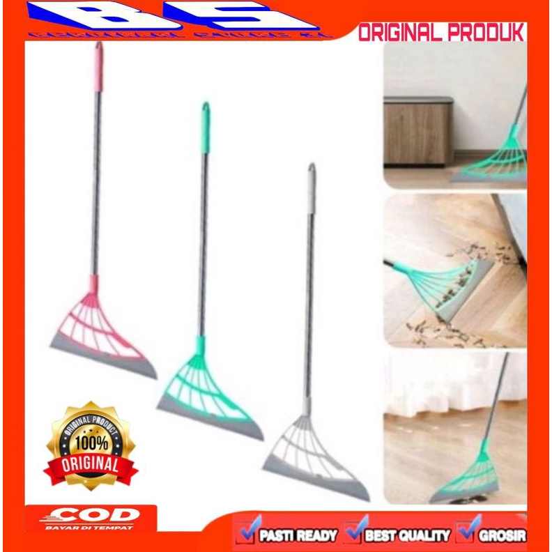 [BS] SAPU PEL LANTAI SERBAGUNA MULTIFUNGSI AJAIB SUPER BROOM AJAIB LIPAT SILIKON LAP KACA KEKINIAN VIBSL