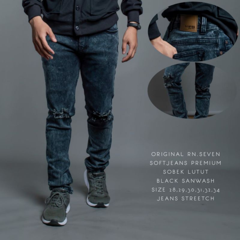 celana jeans pria terbaru ukuran 27, 28, 29, 30, 31, 32, 33, 34 / Celana softjean fremium cowo origi
