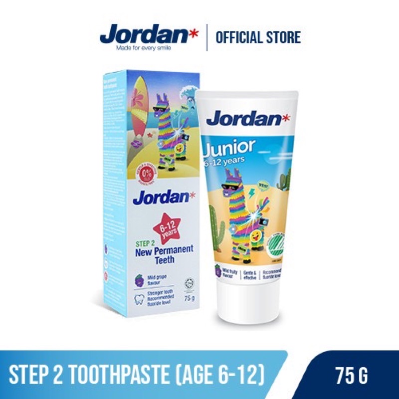 Jordan toothpaste - pasta gigi bayi dan anak