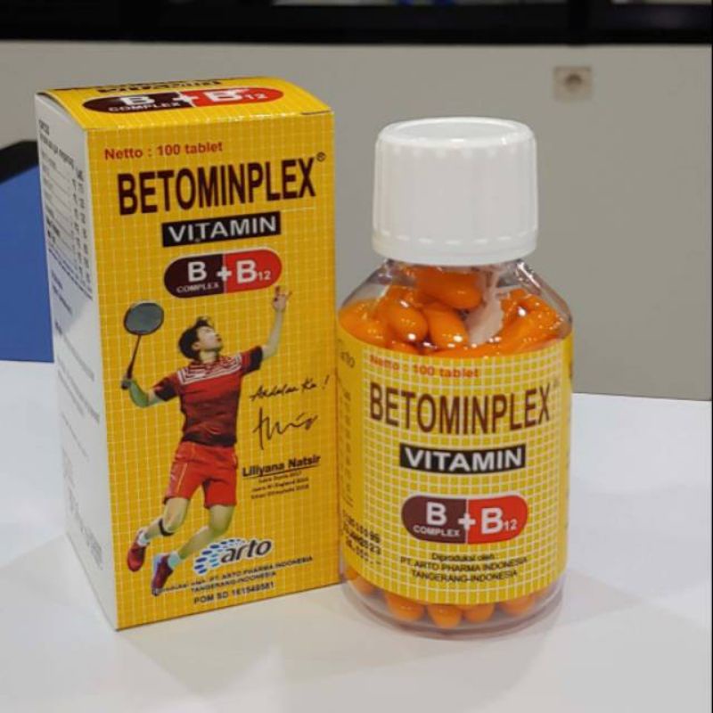 Jual Betominplex Vitamin B Complex + B12 100's ( Botol ) | Shopee Indonesia