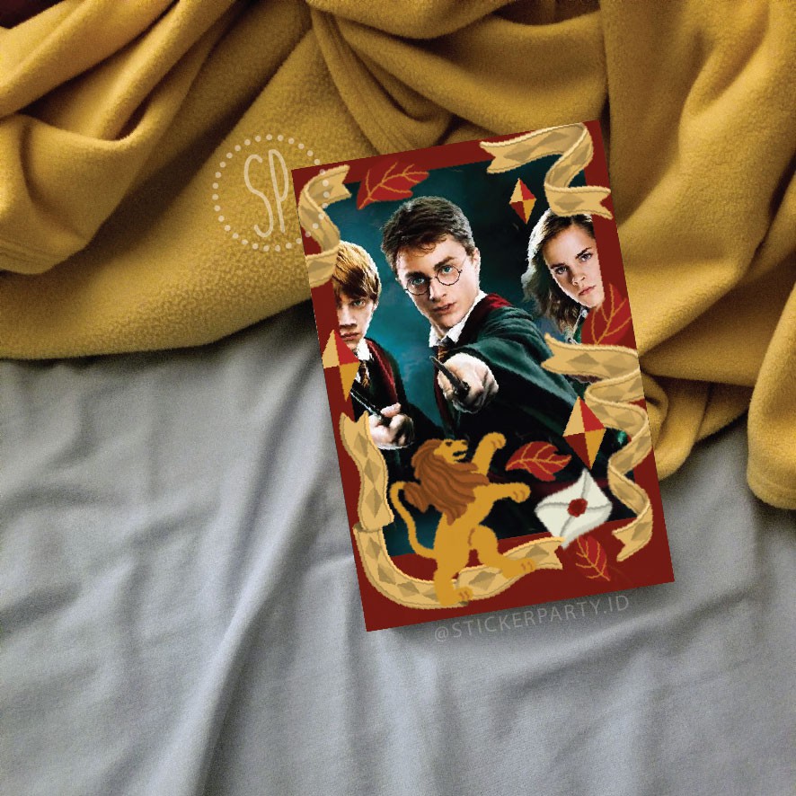 

[Sticker Party] Stiker Harry Potter House FanArt Deco Top Loader Dekorasi Polaroid DIY Kpop HP