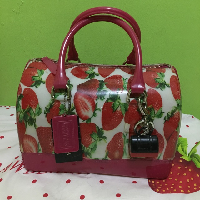 Tas Furla Jelly Strawberry