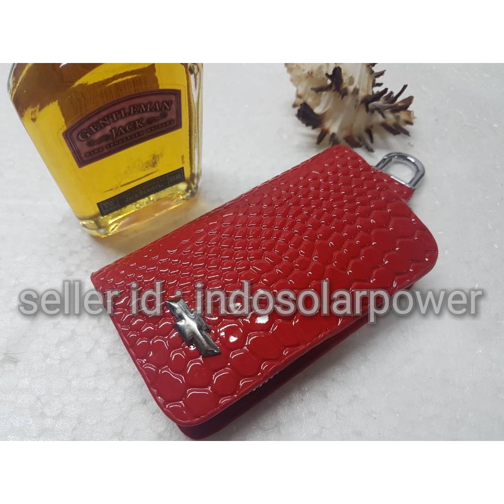 Dompet kulit kunci mobil CHEVROLET Aveo Trooper LTZ Zafira dll motif sisik kulit ular buaya mewah