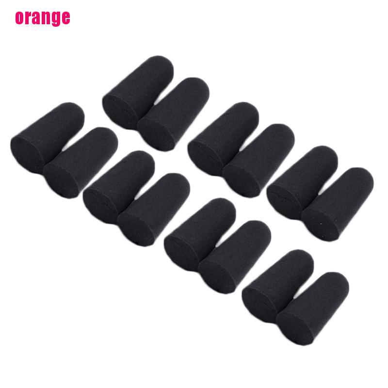 (Happy) 20pcs / Set Earplug Spons Busa Anti Bising Nyaman Untuk Belajar / Tidur