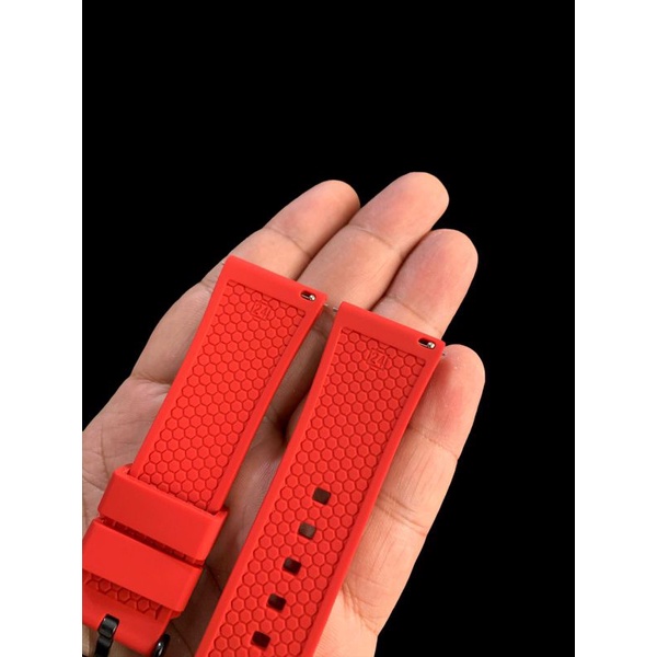 Strap Tali Jam Tangan Silikon Alexandre Christie Merah