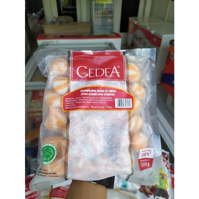 

Cedea Dumpling Cheese /Keju Kemasan 500gram