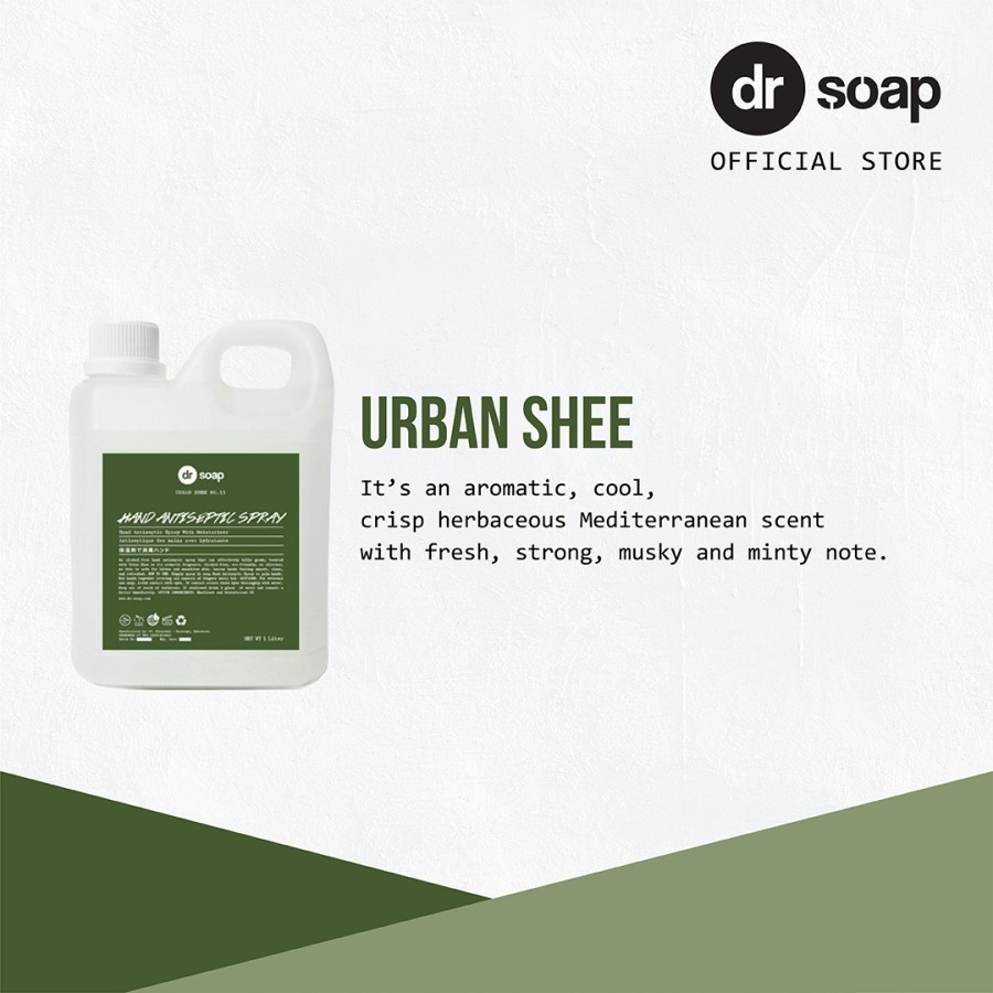 dr soap Hand Antiseptic Spray Urban Shee