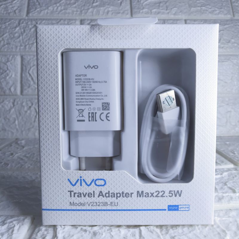 Charger Vivo Original 100% Fast Charging 9V-2A Micro USB