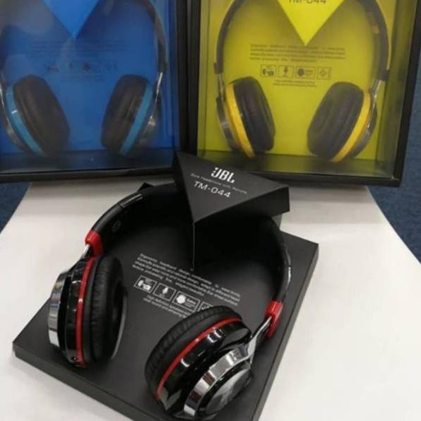 Barang Ori% HEADPHONE JBL TM-044 WIRELESS / HEADSET JBL TM044 BLUETOOTH TM 044 ☣