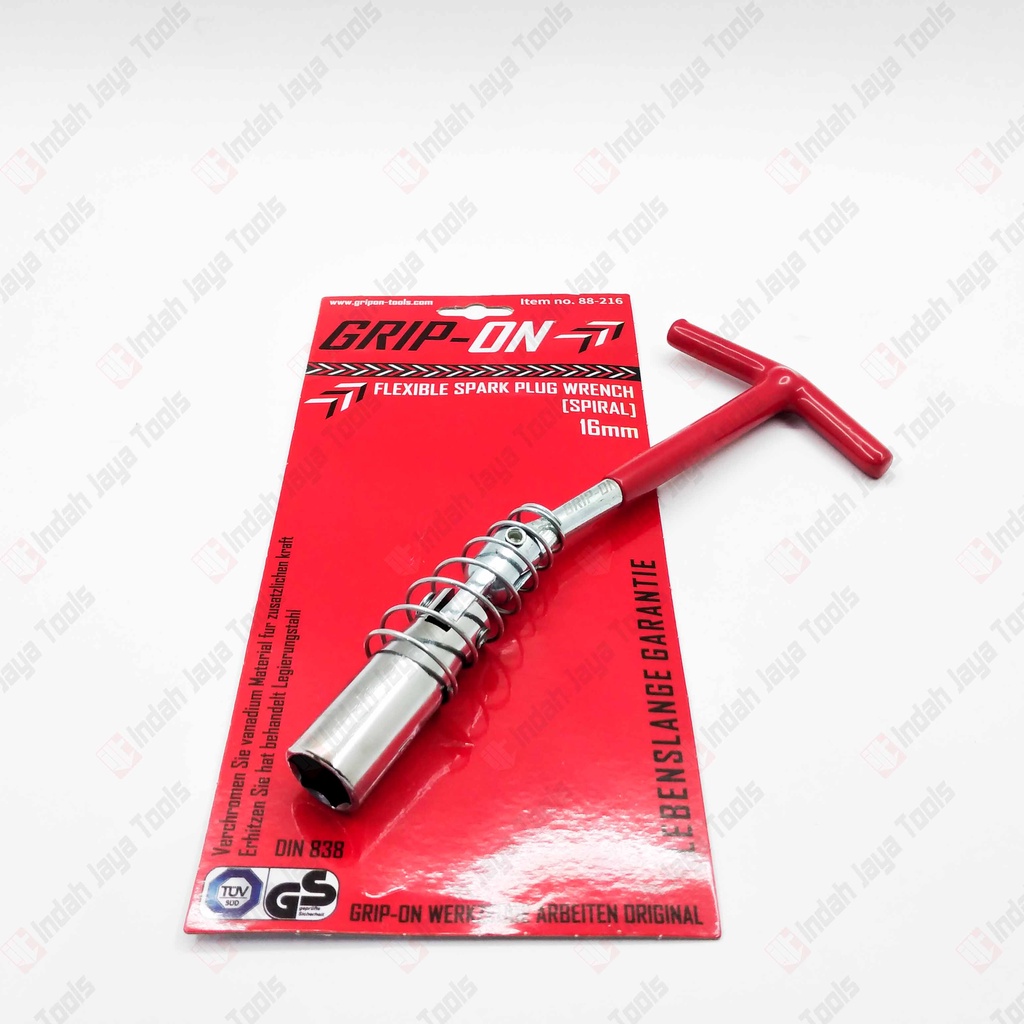 GRIP ON 88-516 Kunci Busi Motor Flexible 16 mm - Flexibel Spark Plug-2