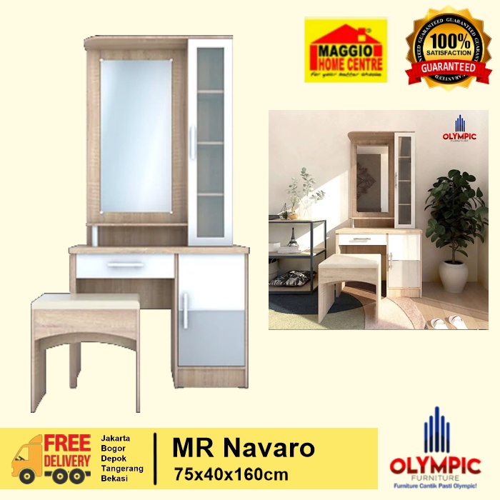 MAKEUP TABLE - MEJA RIAS - MR NAVARO - OLYMPIC