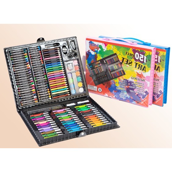 

ALAT TULIS/ PENSIL WARNA SET 150PCS / PENSIL WARNA / CRAYON SET STATIONARY