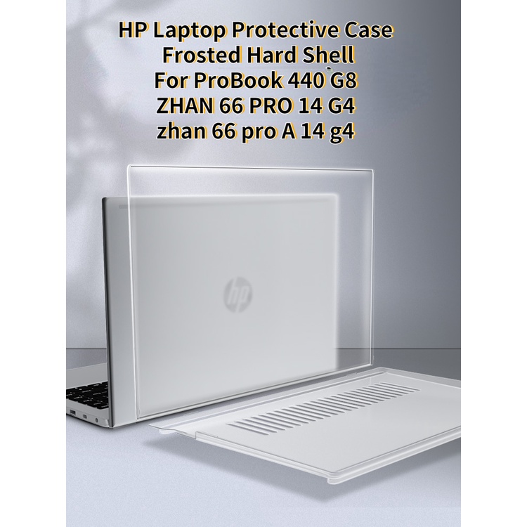 Cocok Untuk HP ProBook 440g8 Shell Pelindung HP ProBook 440g9 Hard Case Cover Pelindung Notebook Anti Jatuh Shell 14inch Stiker zhan 66 pro A 14g4 Film Pelindung