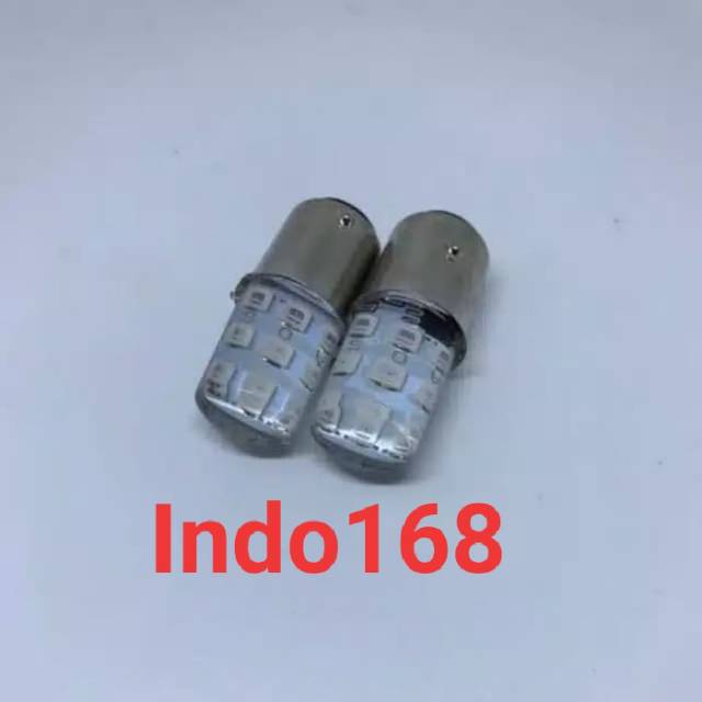 (INDO 168)Lampu Rem Truk Bis 24 Volt Kaki 2 JELLY kedip Strobo