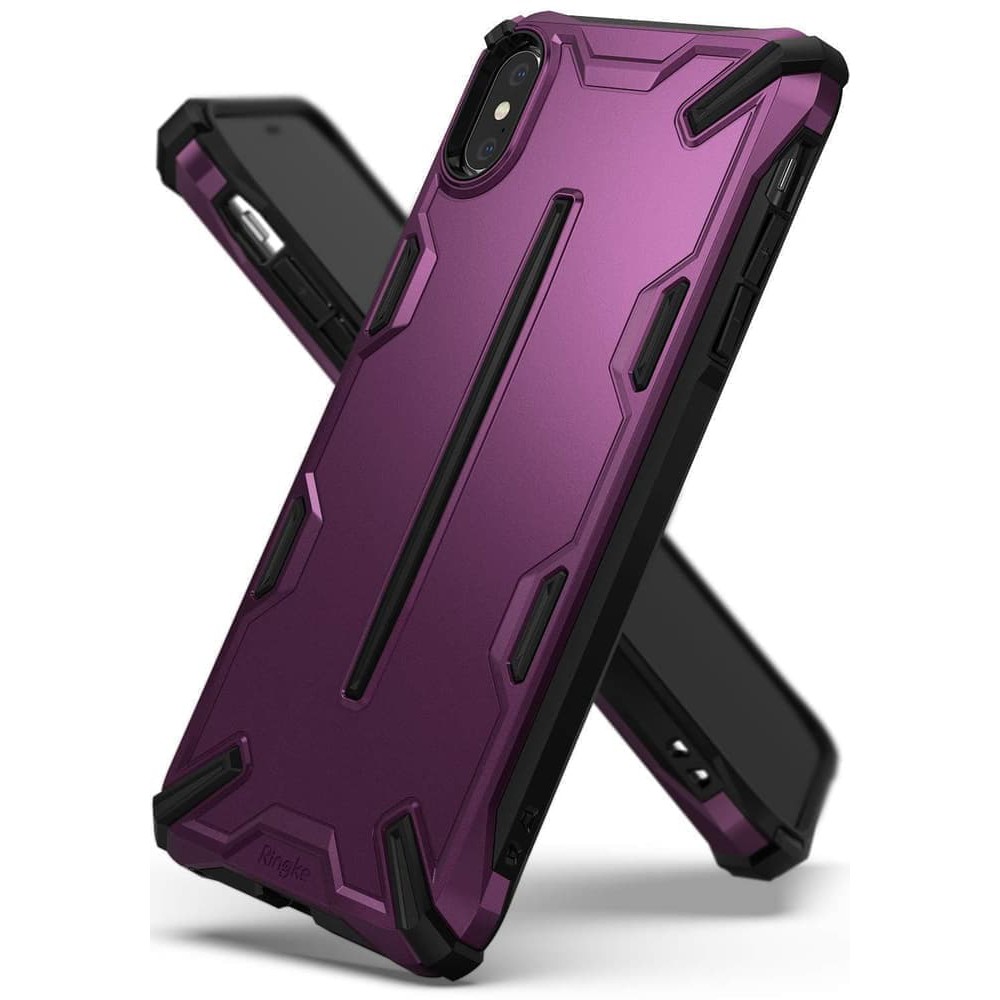 Original Ringke Dual X Casing For Apples iPhone XS 2018 Metallic Purple