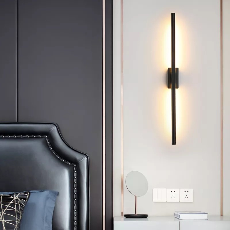 Lampu Dinding Hias Mewah Premium Matchstick Sconce Wall Lamp Black Gold