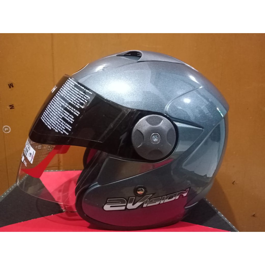 HELM KYT 2 VISION SOLID - ALL GREY