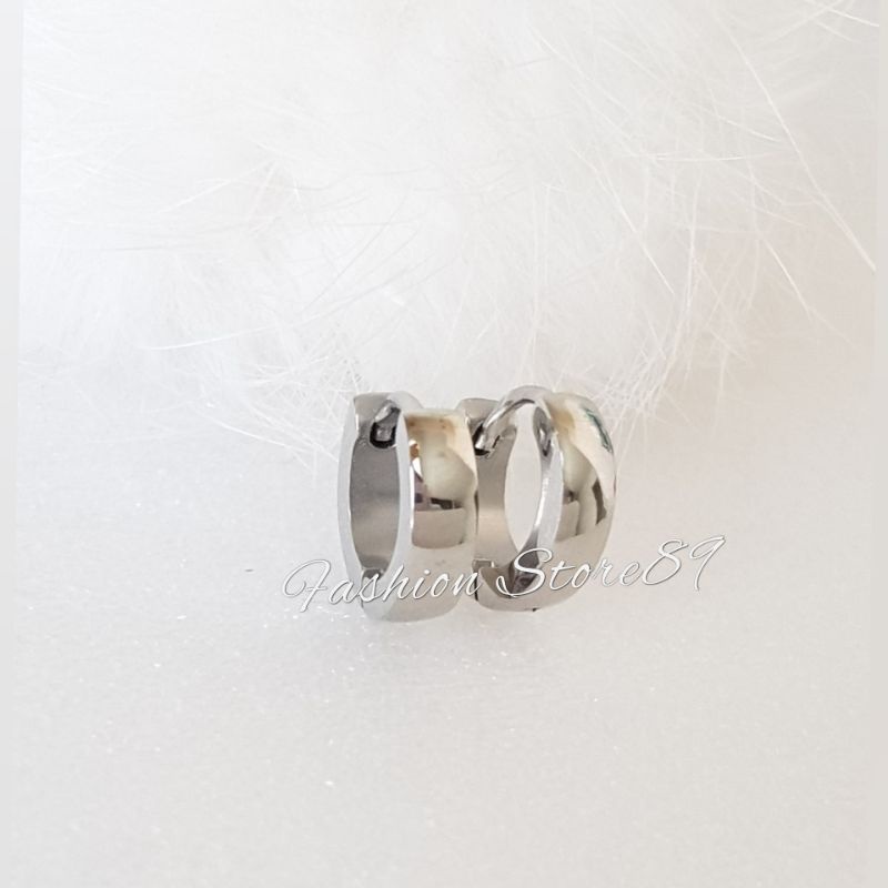 Ready Anting Jepit Polos Titanium Dewasa Anak import kualitas terjamin antikarat bestseller