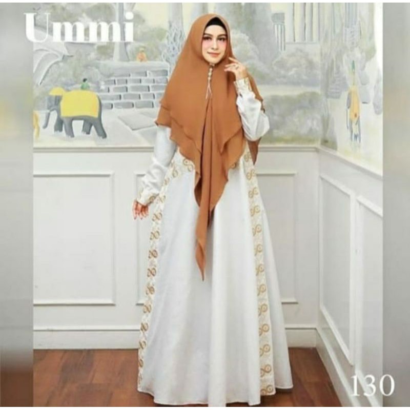 Gamis set jilbab ceruty