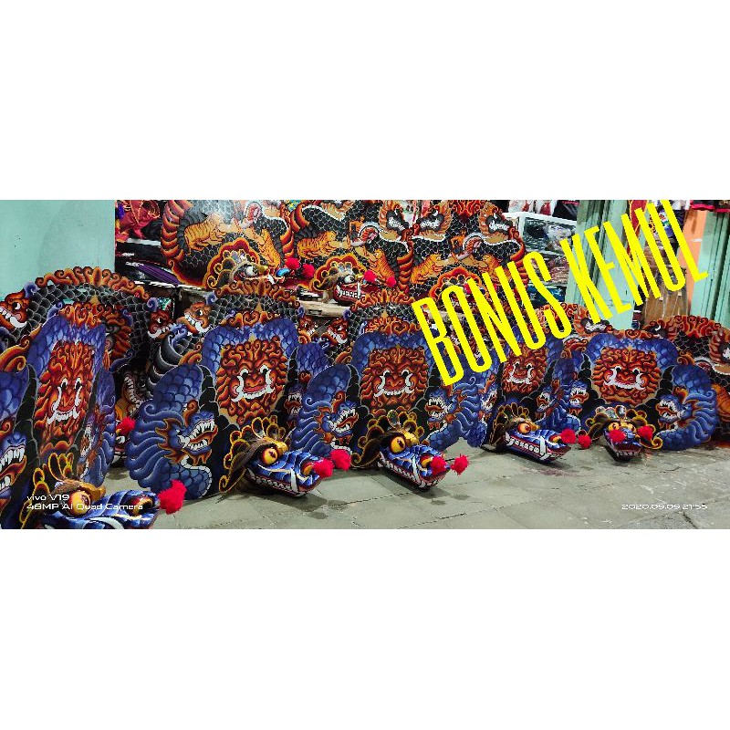 

barongan cat brush murah sd smp produk baru barongan anak barongan asli ganongan devil reog